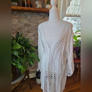 VENUS Soft White Cover Up Size L